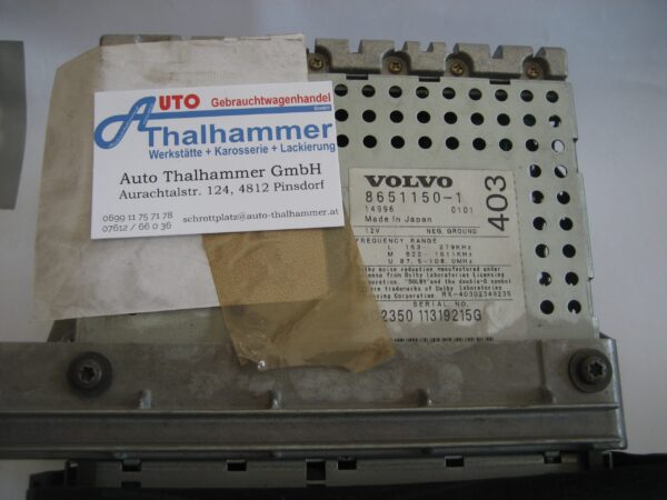 Autoradio Volvo V70 86511501 – Bild 3