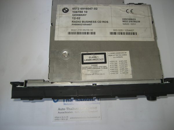 Autoradio BMW 65126916047-02 – Bild 3