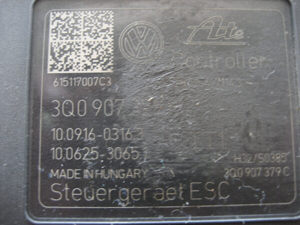 Seat Leon ABS Steuergerät Steuerblock Steuereinheit 3Q0614517P – Bild 3