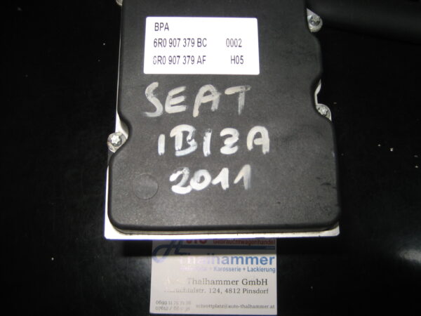 Seat Ibiza ABS Steuergerät Steuerblock Steuereinheit 6R0907379BC – Bild 2