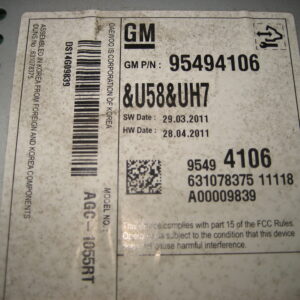 Chevrolet Aveo OEM Auto Radio 95494106 – Bild 3