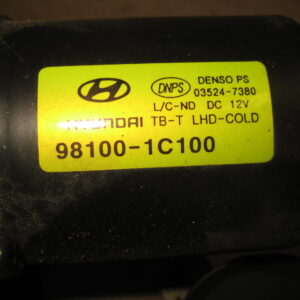 Hyundai Getz 2006 Wischermotor vorne mit Gestänge 98100 1C100 – Bild 3