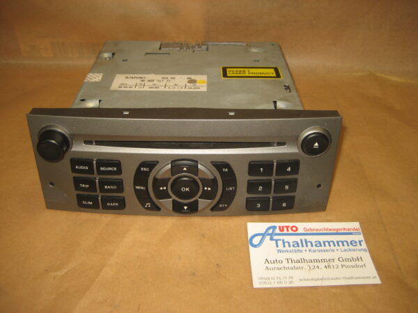 Peugeot 407 Radio Blaupunkt 9646871777