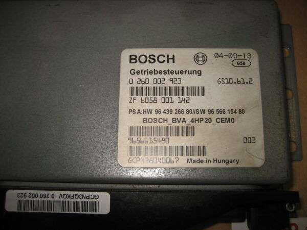 Peugeot 407 2004 Getriebesteuergerät 0260002923 – Bild 3