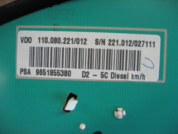 Peugeot 407 2004 Tacho 9651855380 – Bild 6