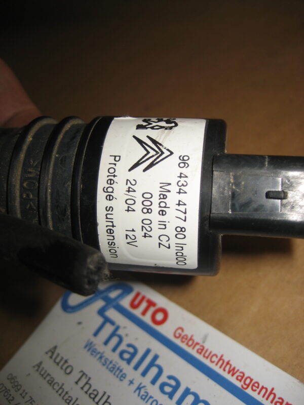 Peugeot 407 2004 Elektronik Modul Waschwasserpumpe 9643447780 – Bild 3