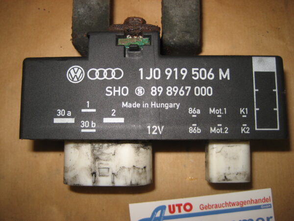VW Polo 9N Lüftungssteuergerät Elektrolüfter 1JO919506M