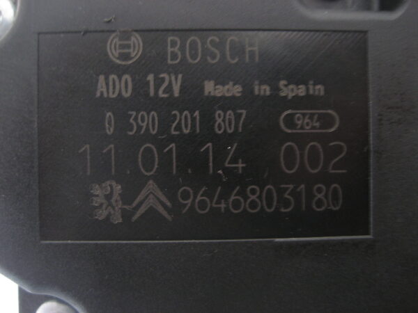 Citroen C4 2011 Wischermotor hinten 0390201807 – Bild 4