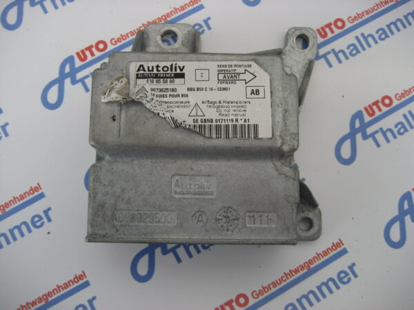 Citroen C4 2011 Airbagsteuergerät 9673625180 – Bild 2