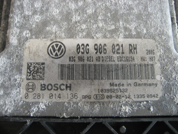 Skoda Octavia 2008 Motorsteuergerät 03G906021RH – Bild 4