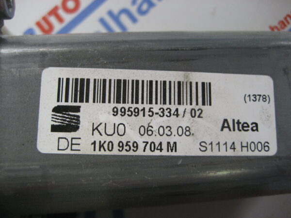Seat Altea XL Fensterhebermotor rechts hinten 1K0959704M – Bild 3