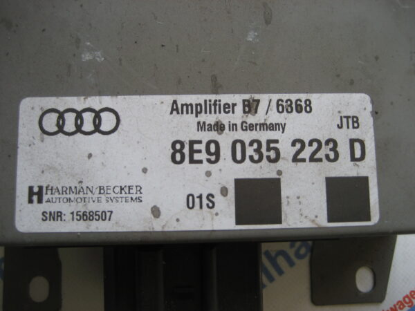 Amplifier Steuergerät Verstärker 8E9035223D – Bild 3