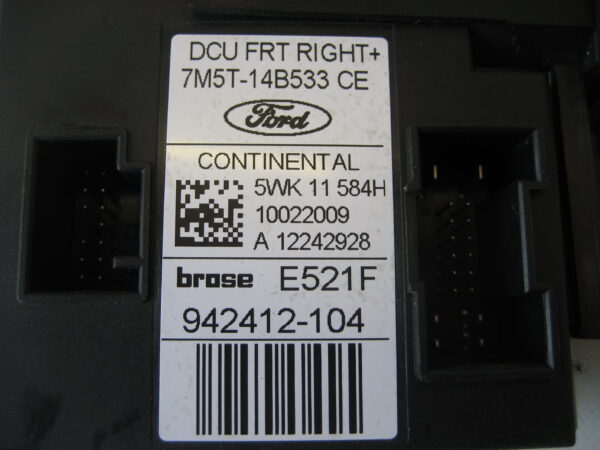 Ford Kuga 2010 Fensterhebermotor rechts vorne 7M5T-14B533CE – Bild 4