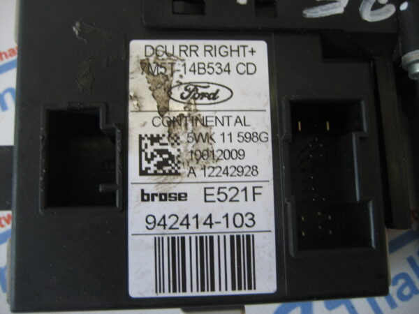 Ford Kuga 2010 Fensterhebermotor rechts hinten 7M5T-14B534CD – Bild 4