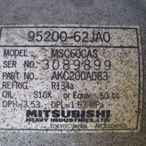 Klimakompressor AKC200A083 SX4 4x4 – Bild 7