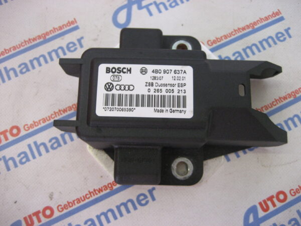 VW Passat Längsbeschleunigungssensor Querbeschleunigungssensor Duosensor Elektronik Modul 4B0907637A