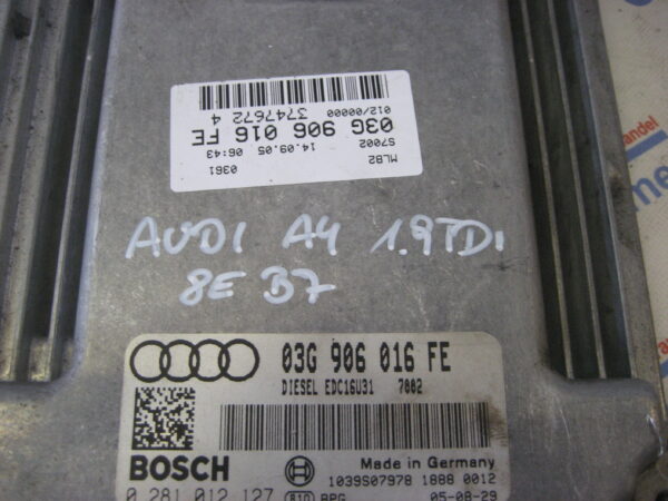 Audi A4 Motorsteuergerät 03G 906 016 FE – Bild 5