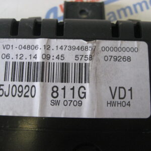 Skoda Fabia Tachoeinheit/Kombiinstrument 5J0920811G – Bild 4