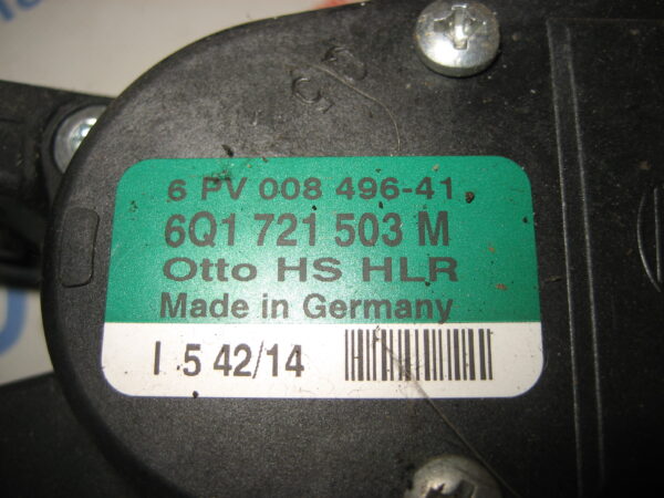 Skoda Fabia 6Q1721503M Gaspedal mit Elektronikmodul/Fahrpedal – Bild 3
