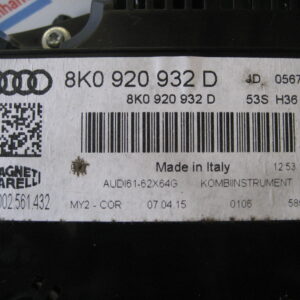 Audi A4 Avant 2015, 8K0920932D Kombiinstrument/Tachoeinheit – Bild 4