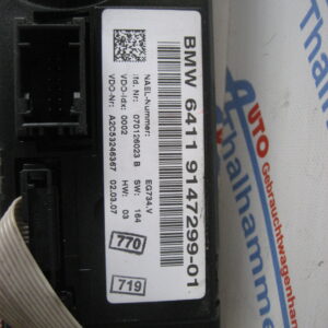BMW 1er, 118d E87, 64119147299 Klimabedieneinheit7Bedieneinheit für Klima und Heizung – Bild 4
