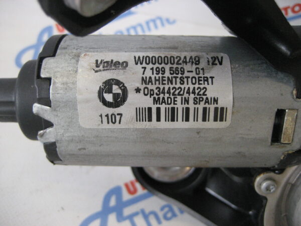 BMW 1er, 118d E87, 7199569 Wischermotor hinten/Heckwischermotor – Bild 4