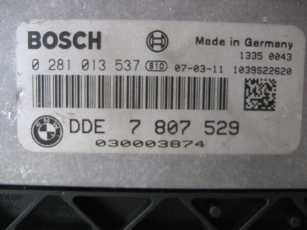 BMW 1er, 118d E87, 7807599 Motorsteuergerät – Bild 2