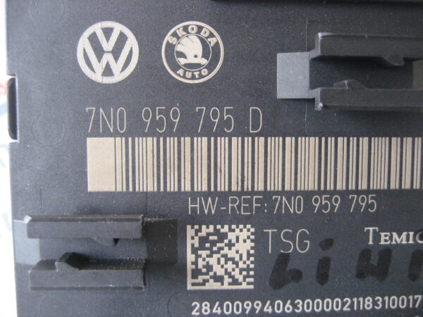 Skoda Yeti 2011, 7N0959795D Türsteuergerät Hinten Links/Rechts – Bild 2