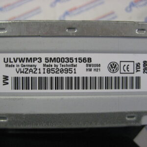 VW Polo 6R 2014, 5M0035156B Radio/Multimedia Audiosystem – Bild 5