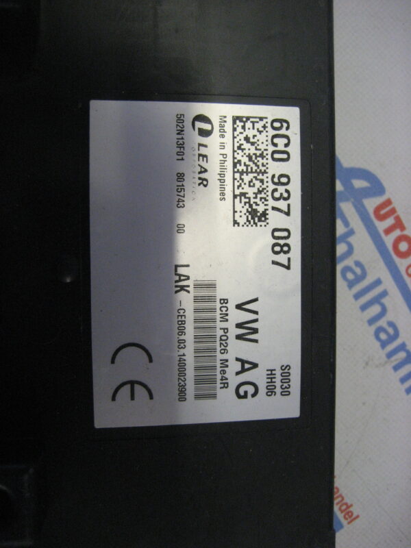VW Polo 6R 2014, 6C0937087 Komfortsteuergerät – Bild 2