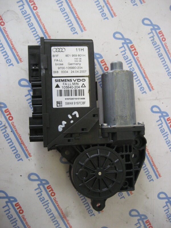Audi A4 Avant 2007, 8E1959801H elektrischer Fensterheber Motor Vorne Links