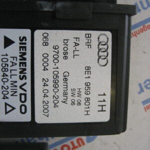Audi A4 Avant 2007, 8E1959801H elektrischer Fensterheber Motor Vorne Links – Bild 3