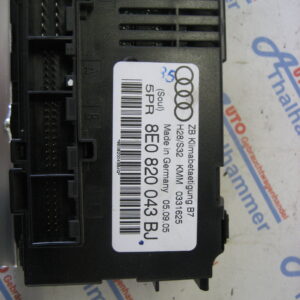 Audi A4 Avant 2007 8E0820043BJ Klimabedieneinheit – Bild 2