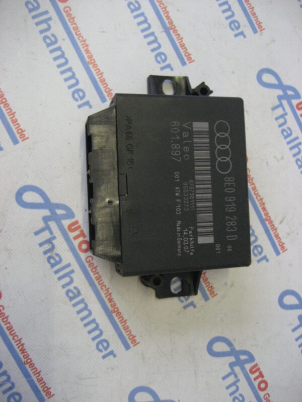 Audi A4 Avant 2007, 8E0919283D Steuergerät für Einparkhilfe