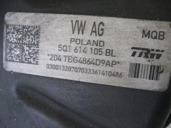 VW Passat Hauptbremszylinder Bremskraftverstärker 5Q1614105BL – Bild 3