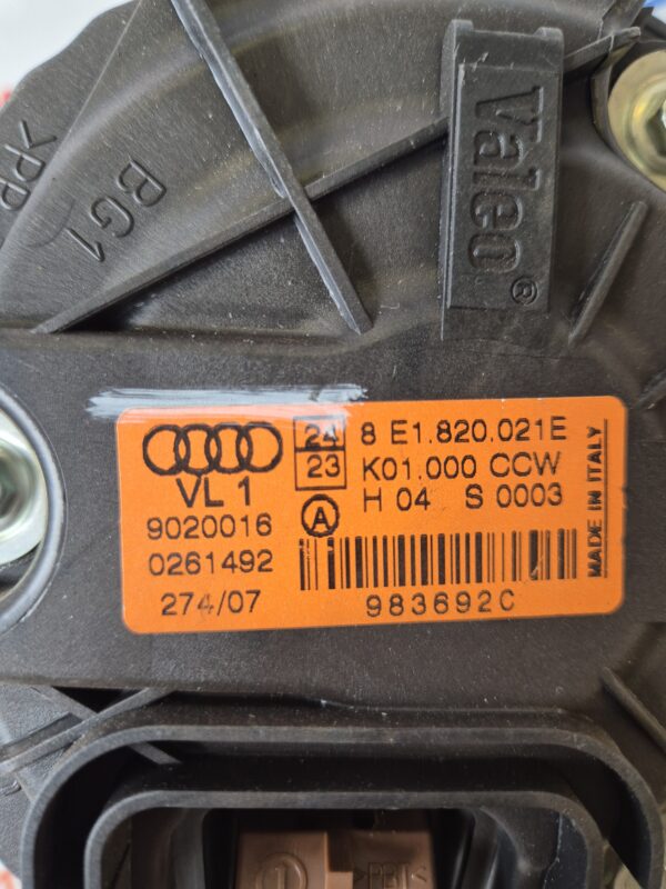 Audi A4 Avant 2007 Innenraumgebläse, Gebläsemotor 8E1 820 021 E – Bild 2